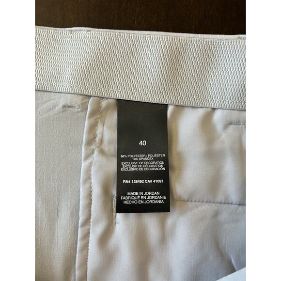 Greg Norman Light Gray Stretch Golf Shorts Men’s Size 40 NWT - Picture 3 of 7